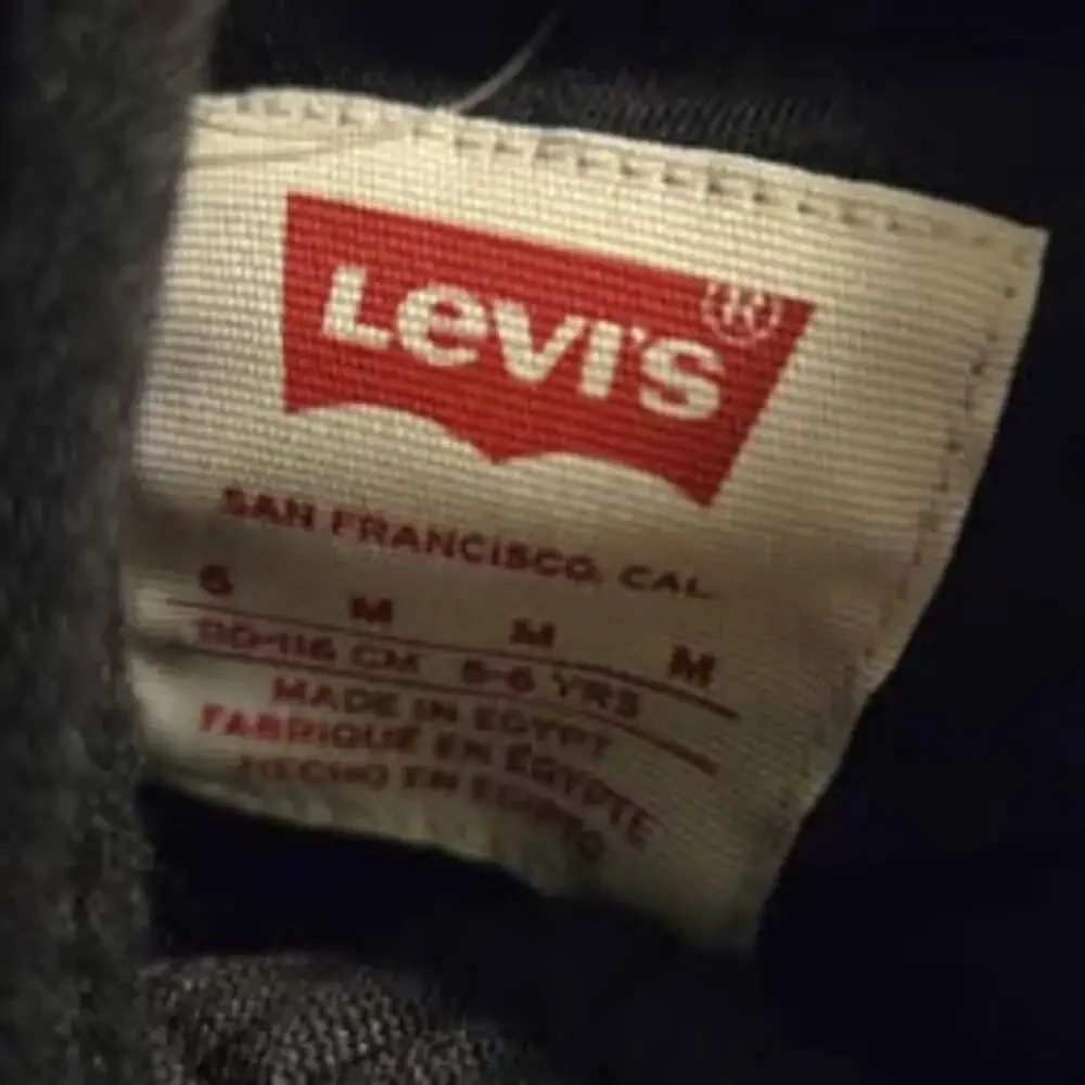 Levi's Boys Two Piece Sweatsuit Black Hoodie Pants Size 6 - New